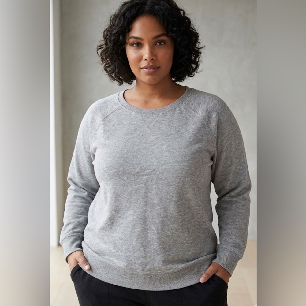 Old Navy - Gray Crewneck Pullover Sweatshirt